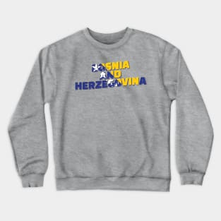 Bosnia and Herzegovina Vintage style retro souvenir Crewneck Sweatshirt